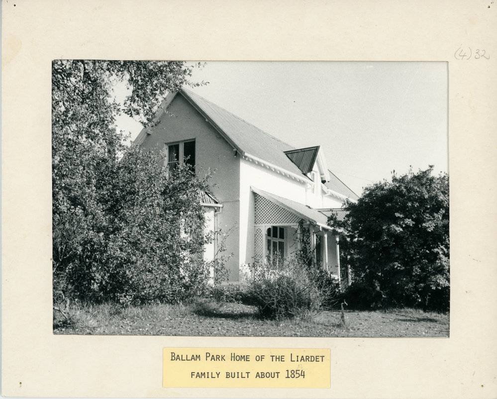 Ballam Park : home of the Liardet family built about 1854