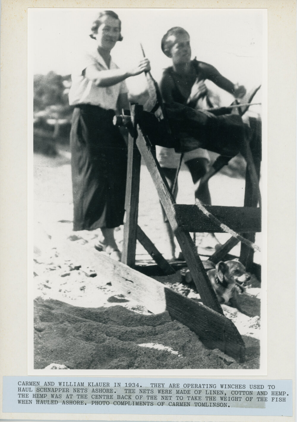 Carmen and William Klauer, 1934 