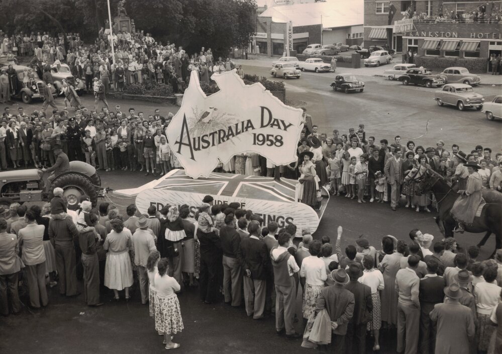 Australia Day Parade 1958