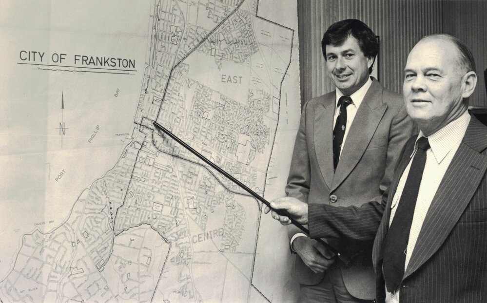 Adrian Butler, Town Clerk and Doug Lyall