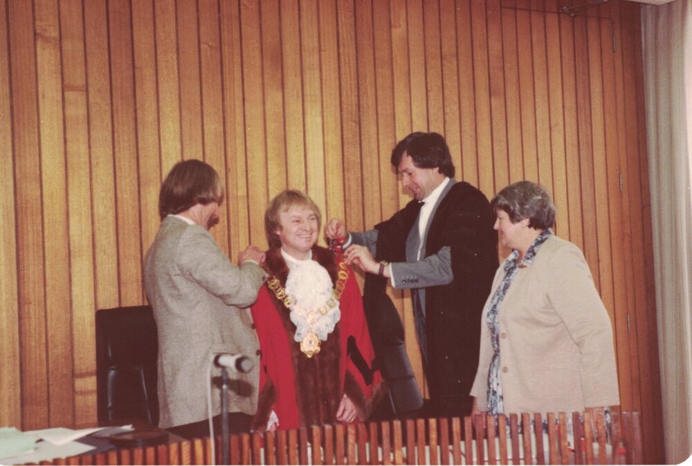 Cr. Rogan Ward at statutory meeting