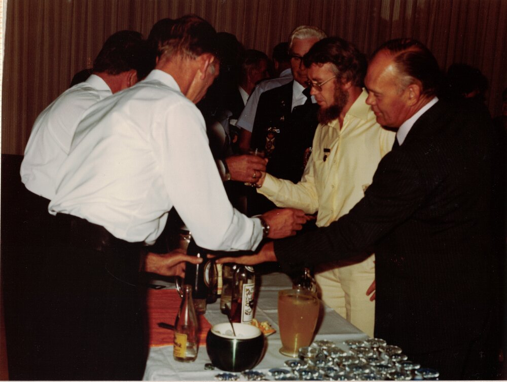 1980 WBIC civic reception bar