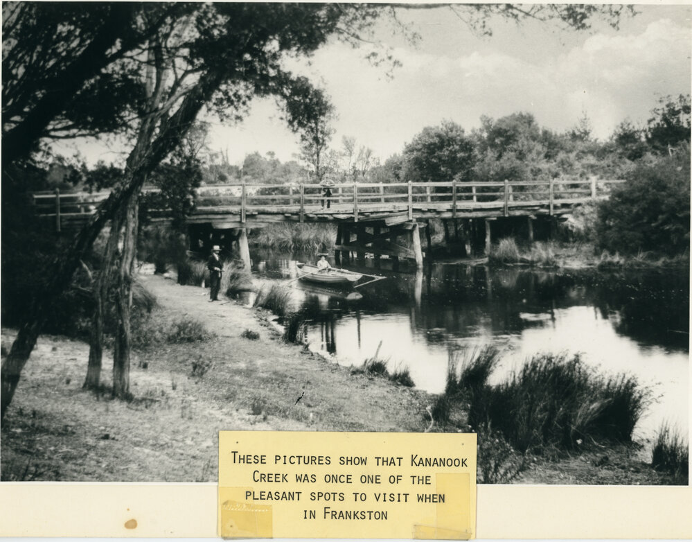 Kananook Creek, early 1930's 