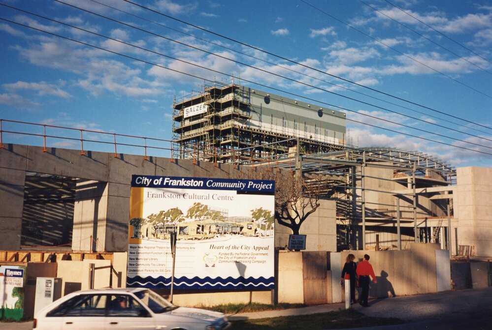 Frankston City Library - Frankston Cultural Centre under construction 2