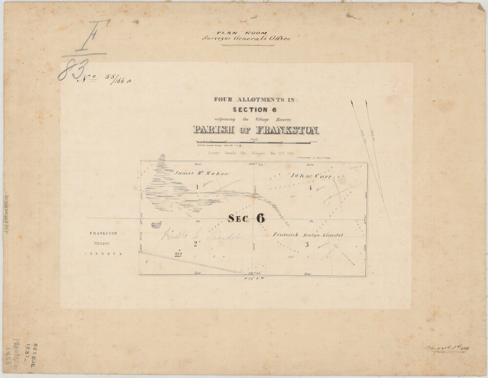 Four allotments in section 6
