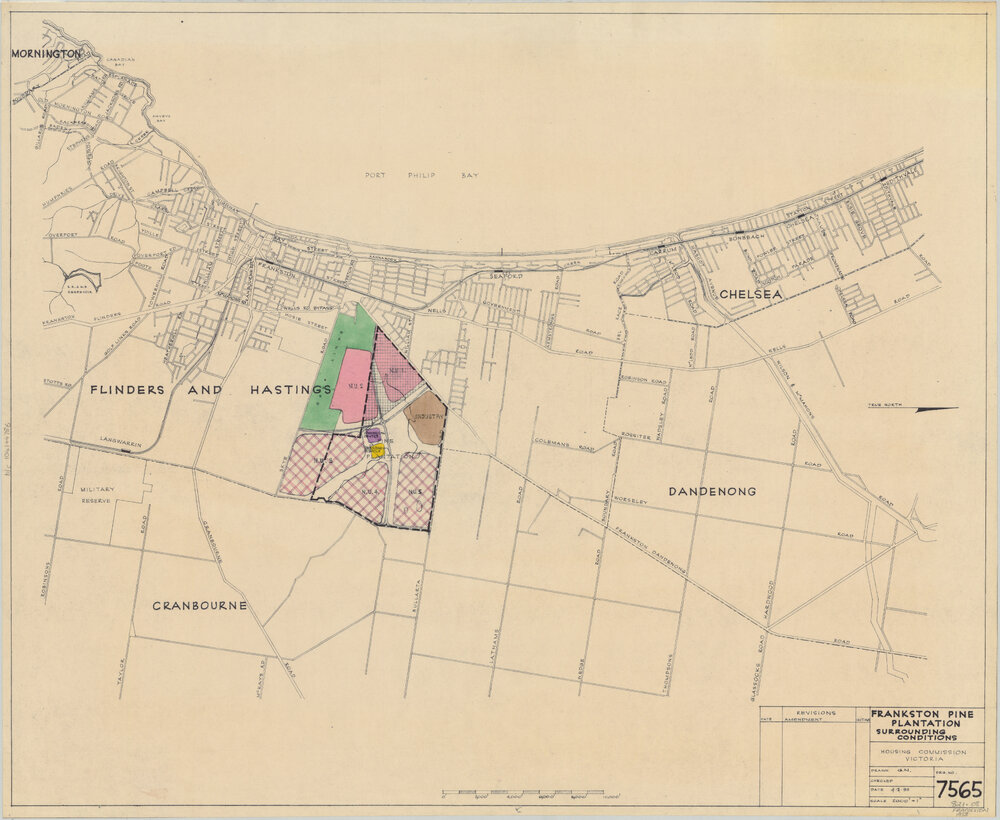 Frankston pine plantation: surrounding conditions