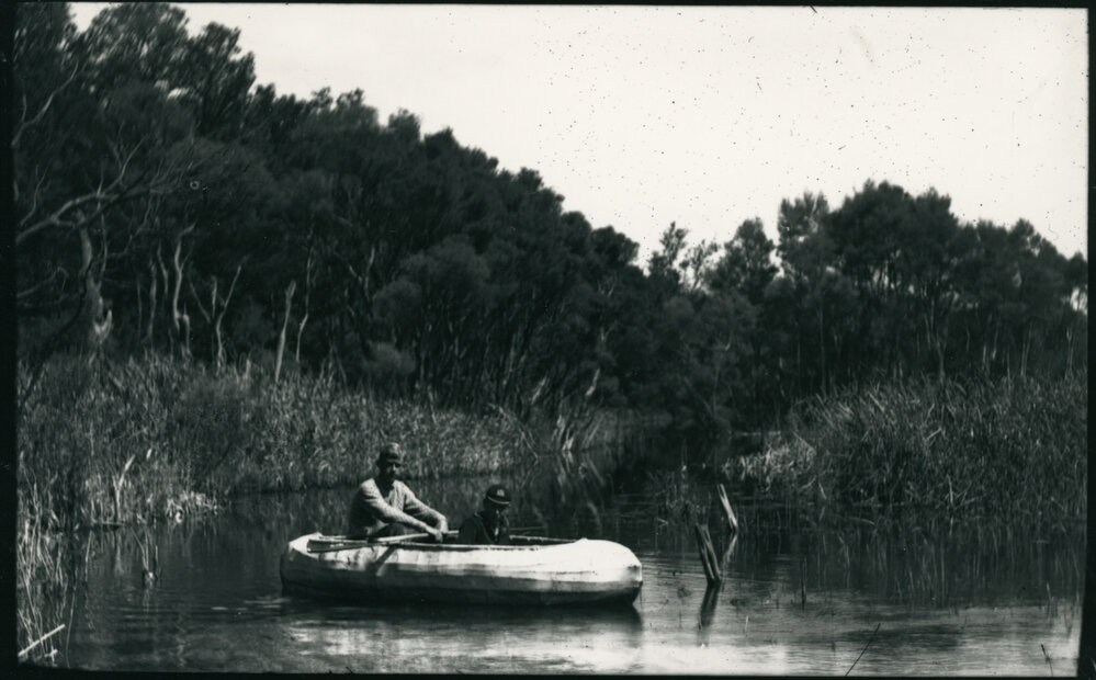 Canoeing on Kananook Creek in the 1930's 