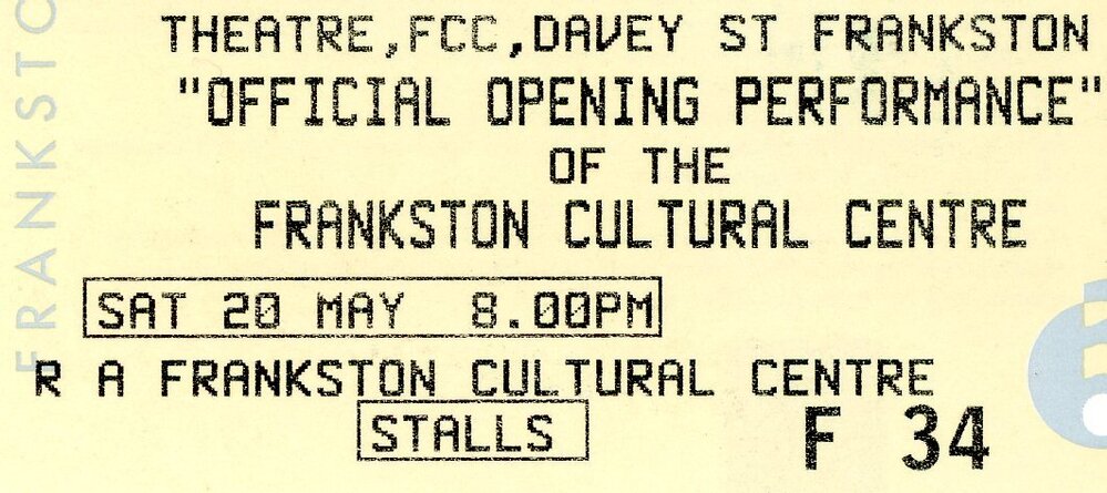 146 Construction of Frankston Cultural Centre (renamed the Frankston Arts Centre and Library)