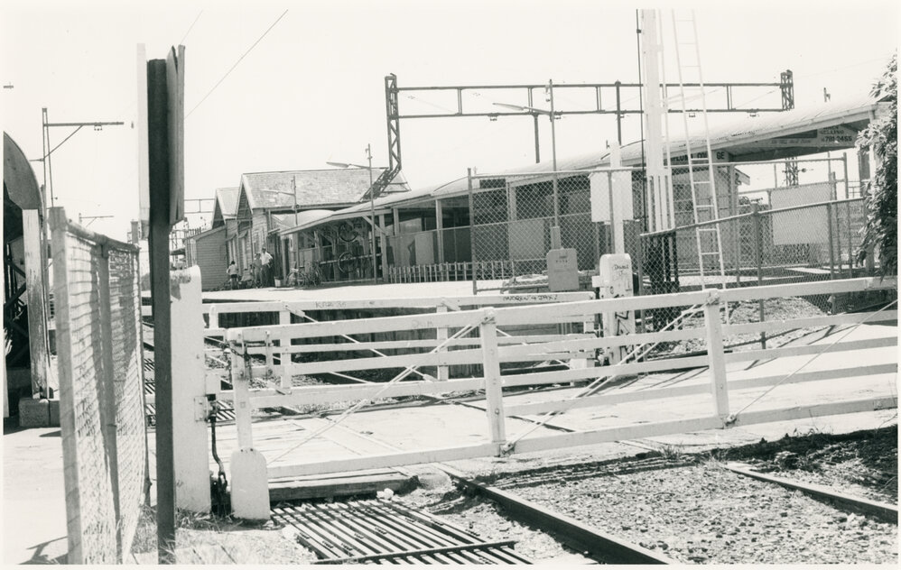 The old Frankston Railway Station in early 1985 