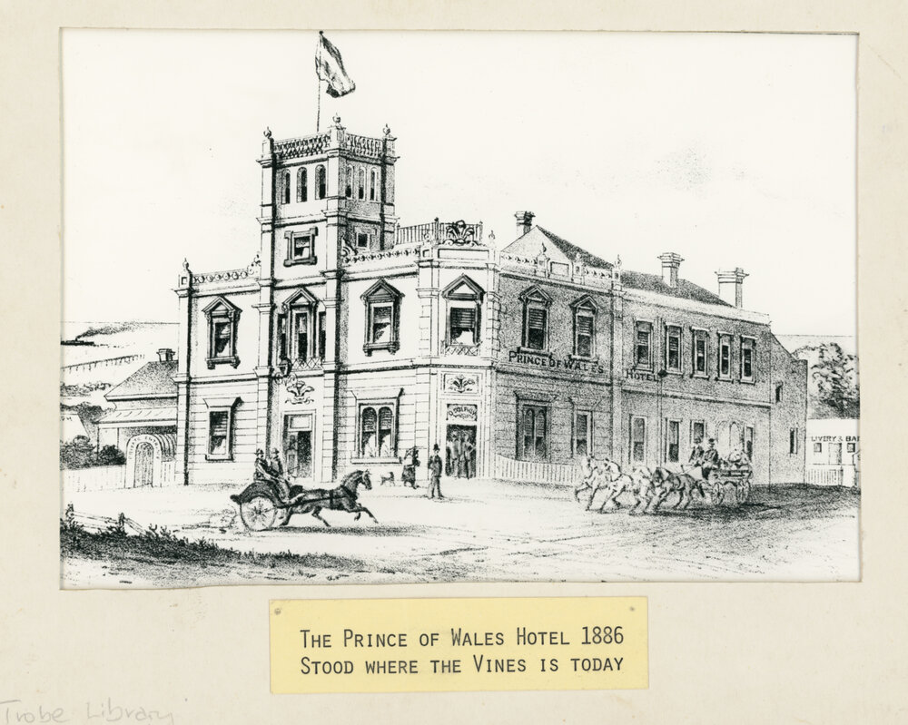 Prince of Wales Hotel, 1886;01/01/1886;31/12/1886 