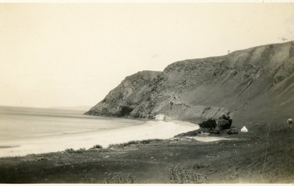 View of Canadian Bay Beach, looking north
