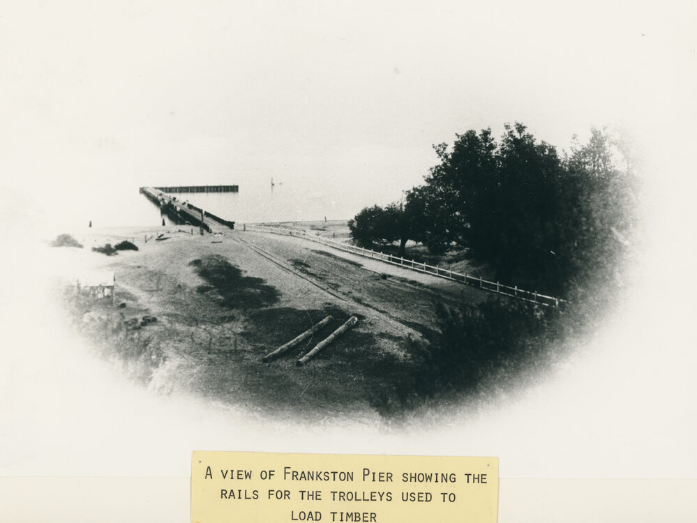 Frankston pier, early 1900's 