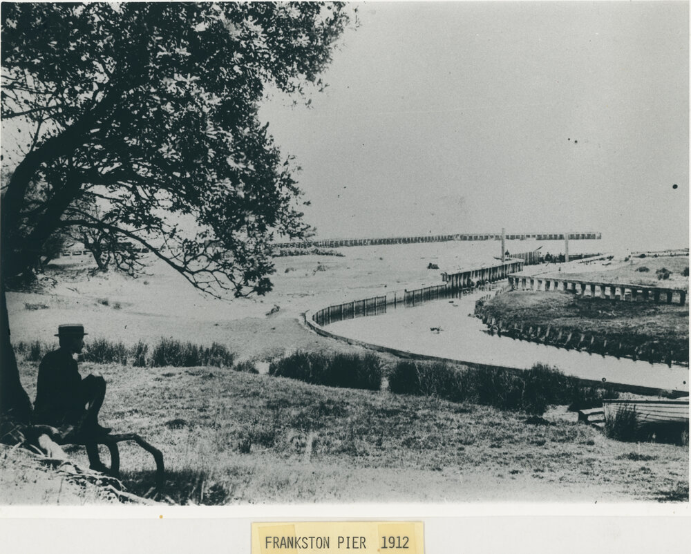 Frankston pier, 1912 