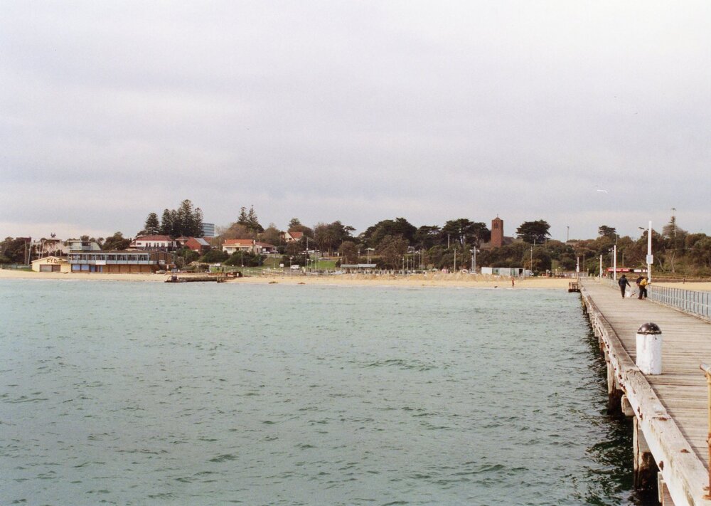 Foreshore under development 2002