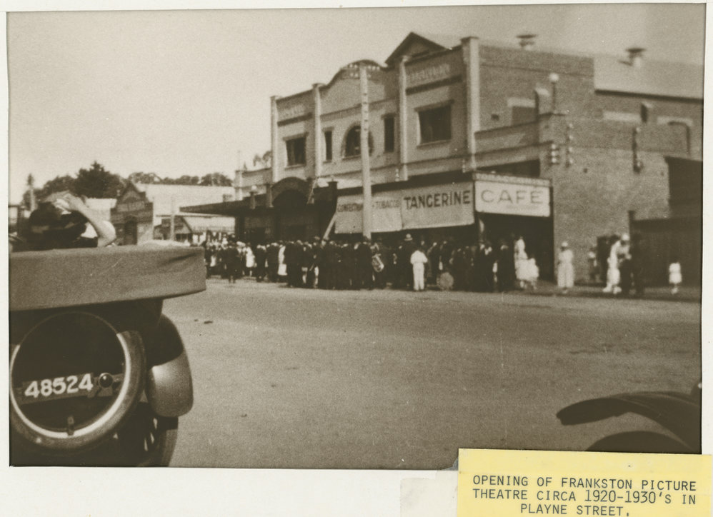Opening of Frankston Picture Theatre, circa 1920-1930 