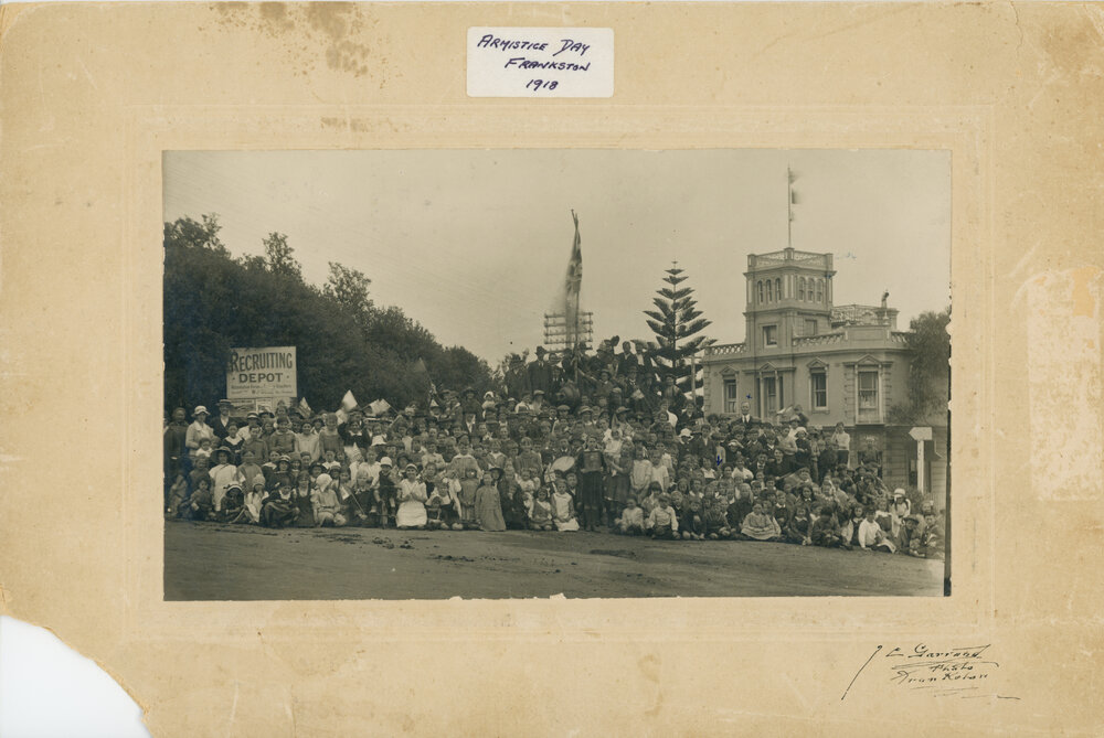 Armistace Day, Frankston,  1918