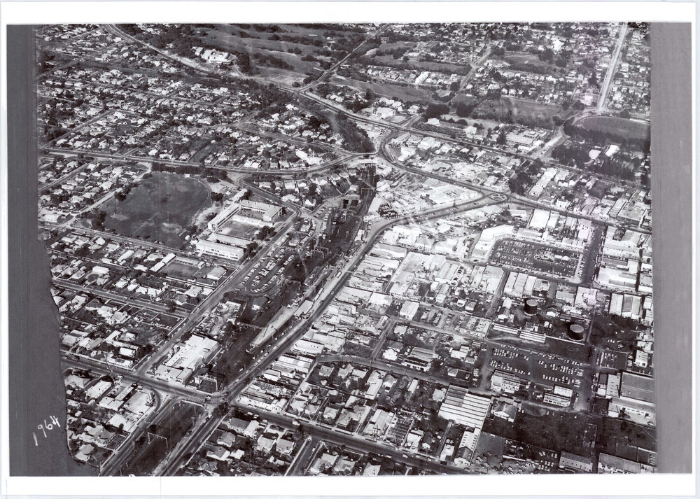 Aerial Map, Central Frankston, 1964