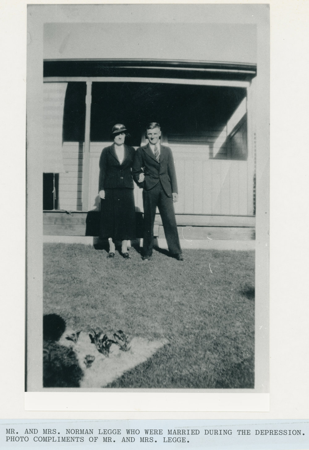 Mr. and Mrs. Norman Legge, circa 1940 