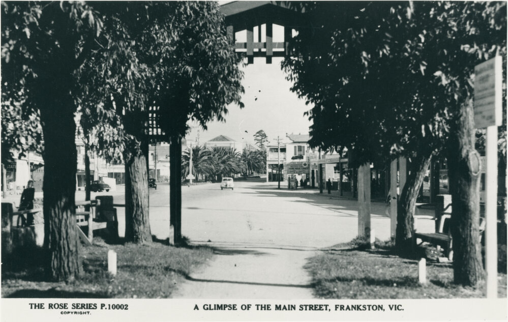 A glimpse of the main street, Frankston, Victoria 