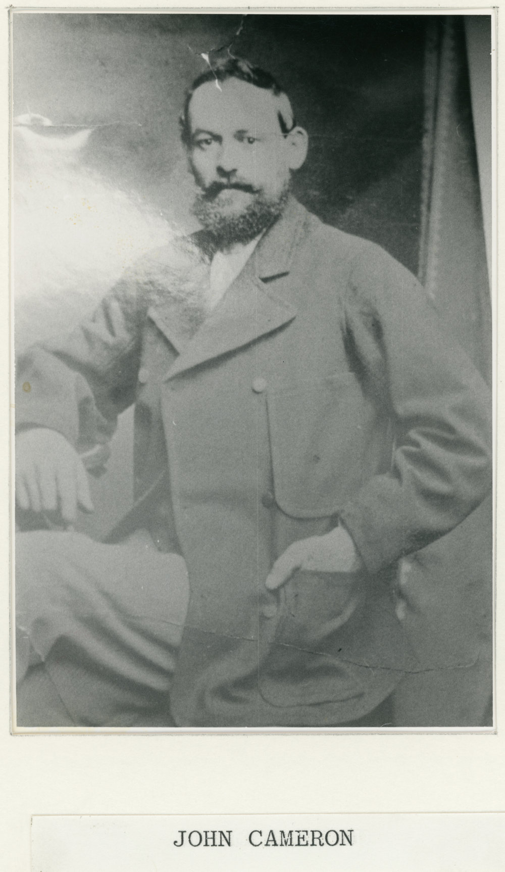 John Cameron. Photo D.E. (Don) Charlwood 