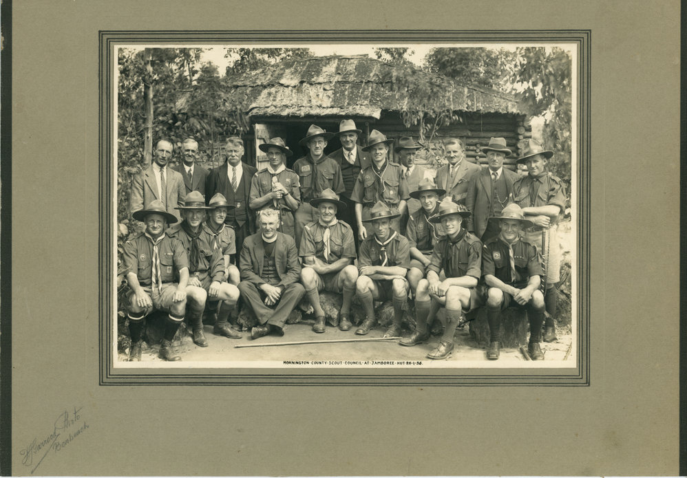 Mornington County Scout Council at Jamboree Hut, 26/01/1935 