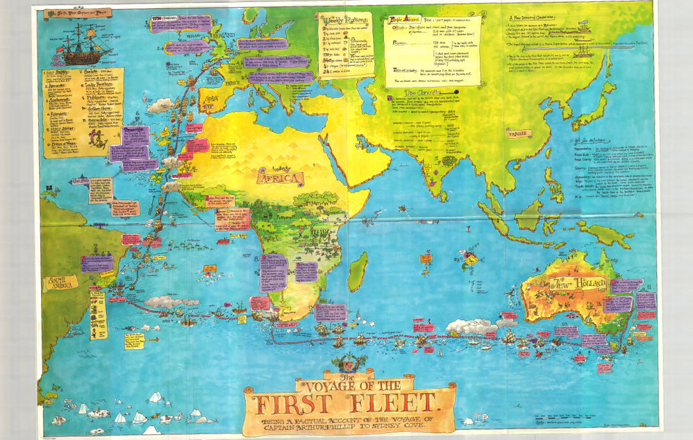 The Voyage Of The First Fleet Being A Factual Account Of The Voyage 964 Max