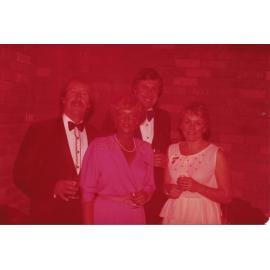 Cr. Noel Ferguson, Adrian Butler and wives