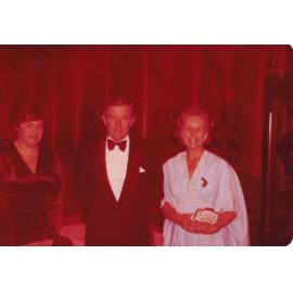 Frank Wilkes with daughter and Sue Mair