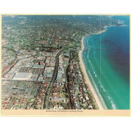 Postcard with aerial view of Frankston