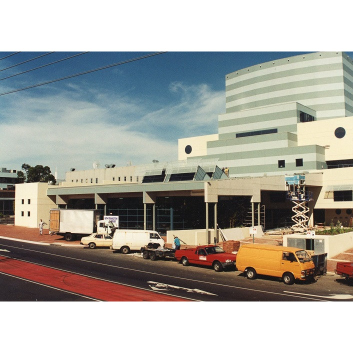 Construction of the Frankston Cultural Centre (renamed the Frankston Arts Centre)