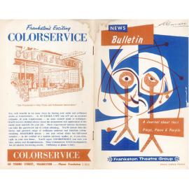 News Bulletin - Frankston Theatre Group - 1960 - June