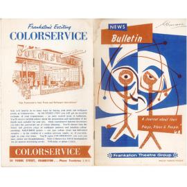 News Bulletin - Frankston Theatre Group - 1960 - April