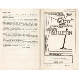 News Bulletin - Frankston Theatre Group - 1959 - April