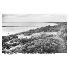 A view from Oliver's Hill showing pier, Frankston