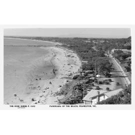 Panorama of the beach, Frankston
