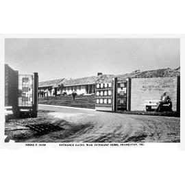 Entrance Gates, War Veterans' Home, Frankston