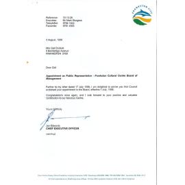 Gail Dudeck - Appointment as Public Representative
