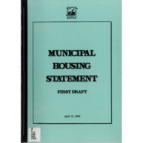 City of Frankston submission : Municipal housing statement (draft) : ministerial directions for planning 