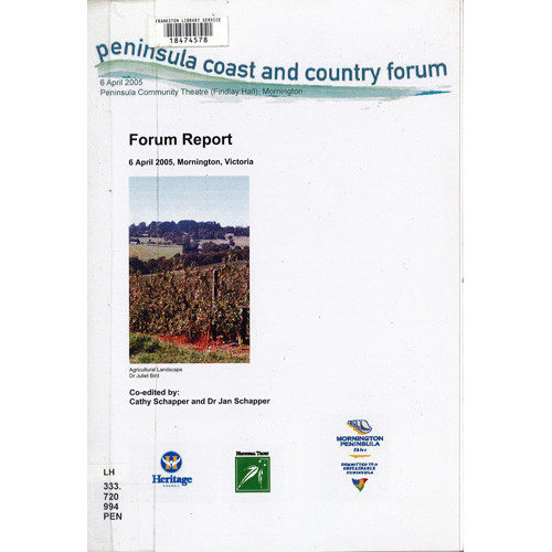 Forum report, 6 April 2005, Mornington, Victoria 