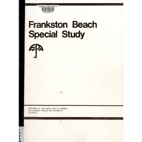 Frankston Beach special study 