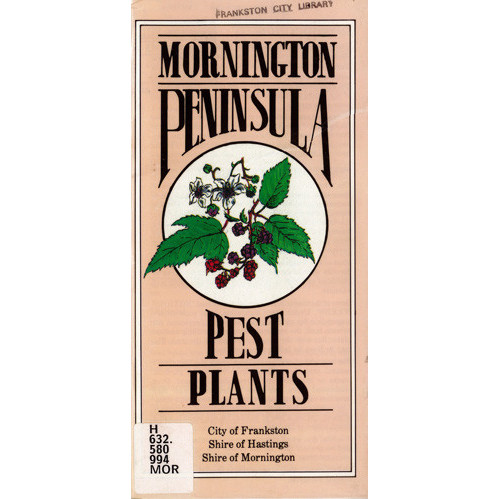 Mornington Peninsula pest plants