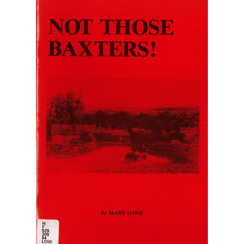 Not those Baxters 