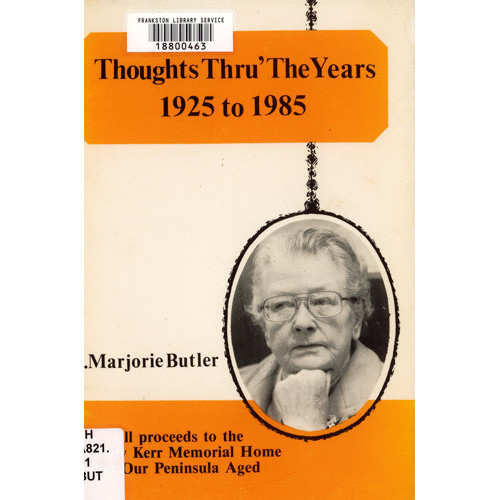 Thoughts thru' the years : 1925 to 1985 