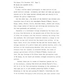 Mt Eliza and Snapper Point : letter