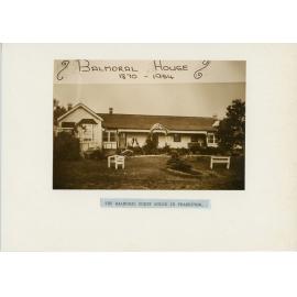 The Balmoral guest house in Frankston, 1870-1954 