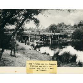 Kananook Creek, early 1930's 