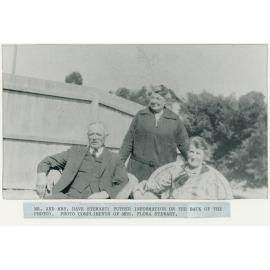 Mr. and Mrs. Dave Stewart and Mrs Stewarts' sister Mrs Cochrane 