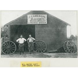 John Cameron and Bill Baxter, circa 1900 