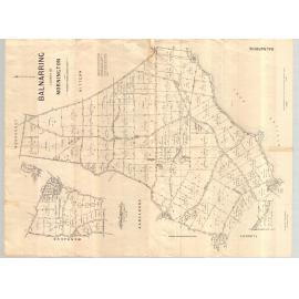 Balnarring  : County of Mornington land boundaries
