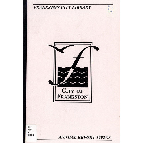 Frankston City Library Annual Report 1992-3